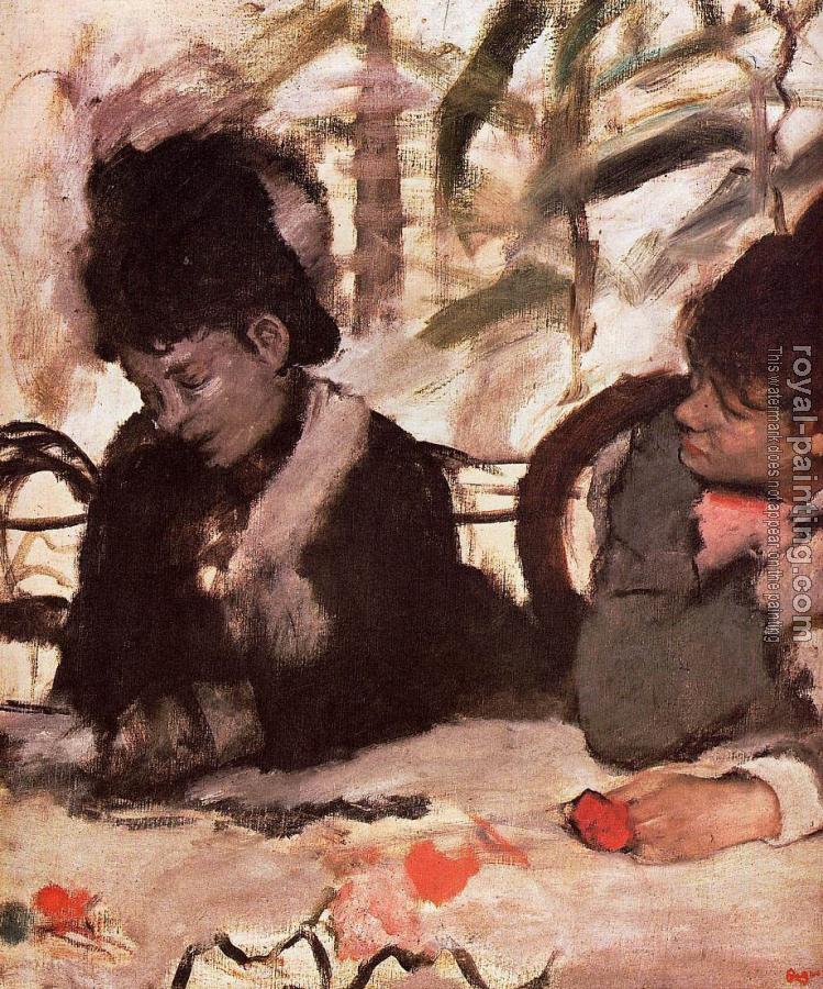 Edgar Degas : At the Cafe